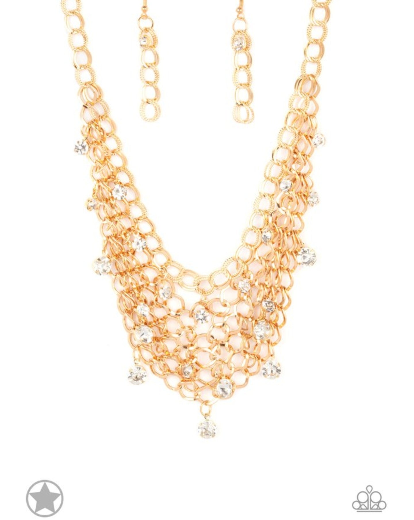 Fishing for Compliments - Gold Female Necklace