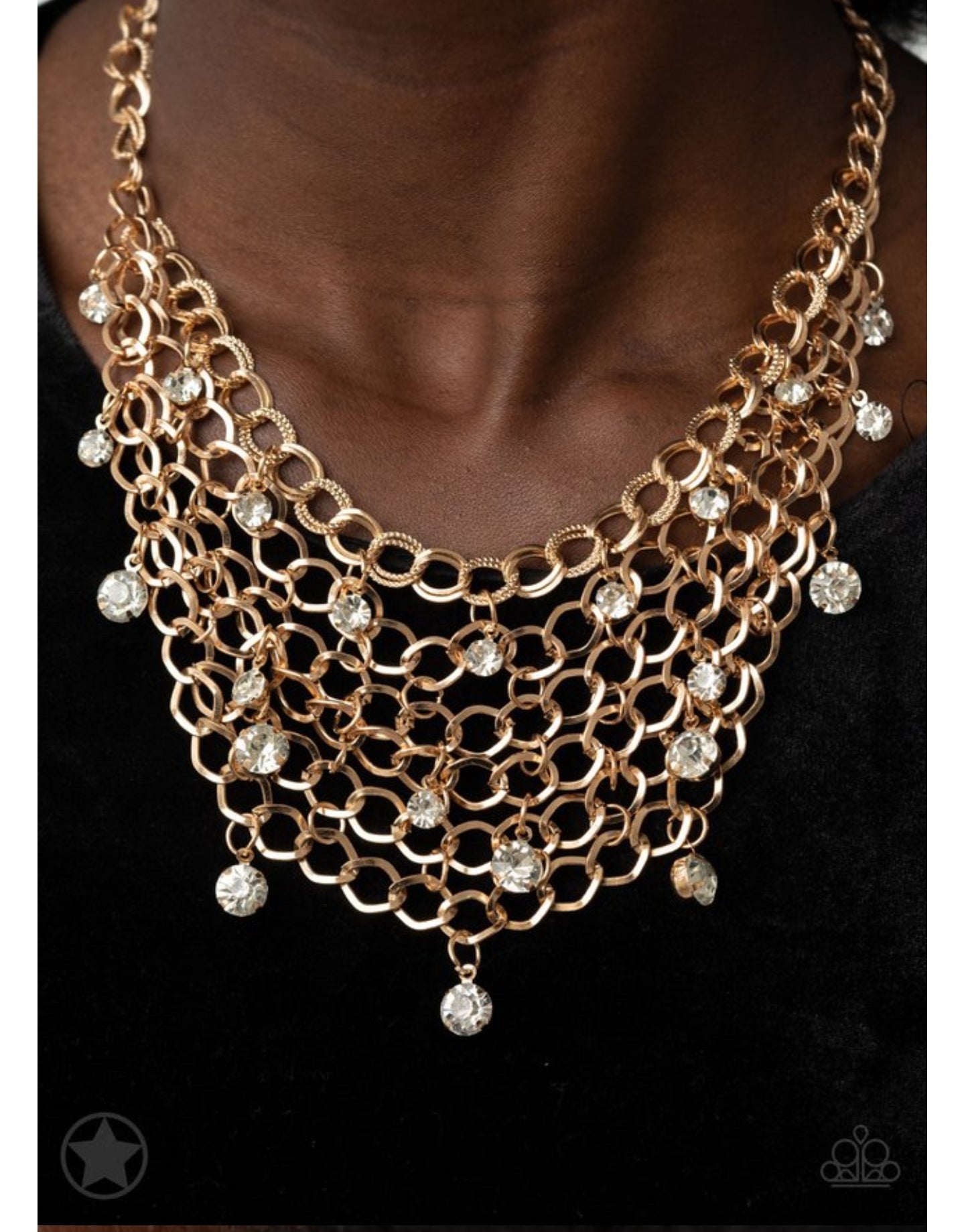 Fishing for Compliments - Gold Female Necklace