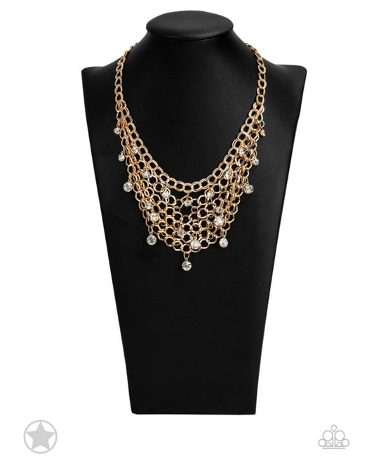 Fishing for Compliments - Gold Female Necklace
