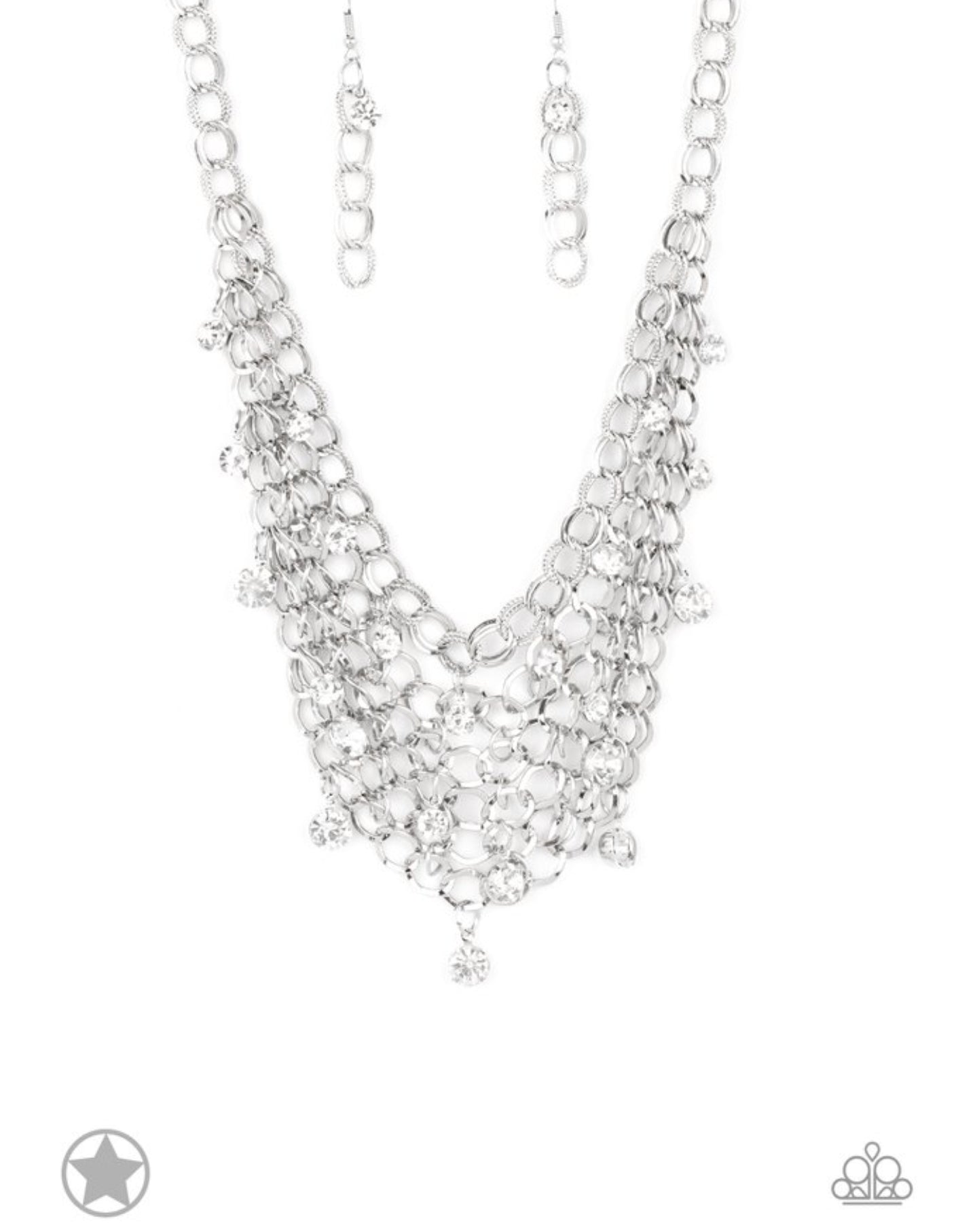 Fishing for Compliments - Silver Female Necklace