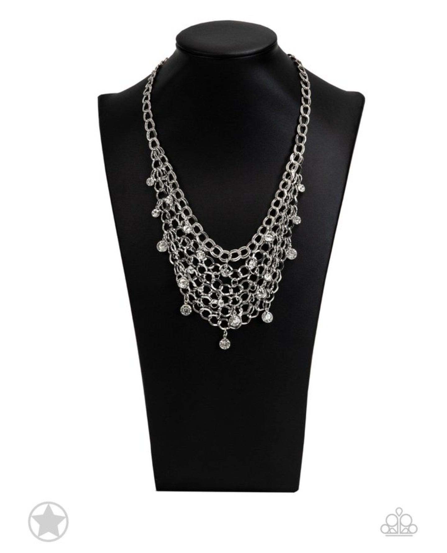 Fishing for Compliments - Silver Female Necklace