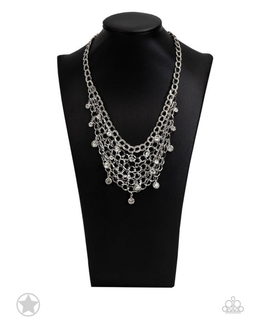Fishing for Compliments - Silver Female Necklace