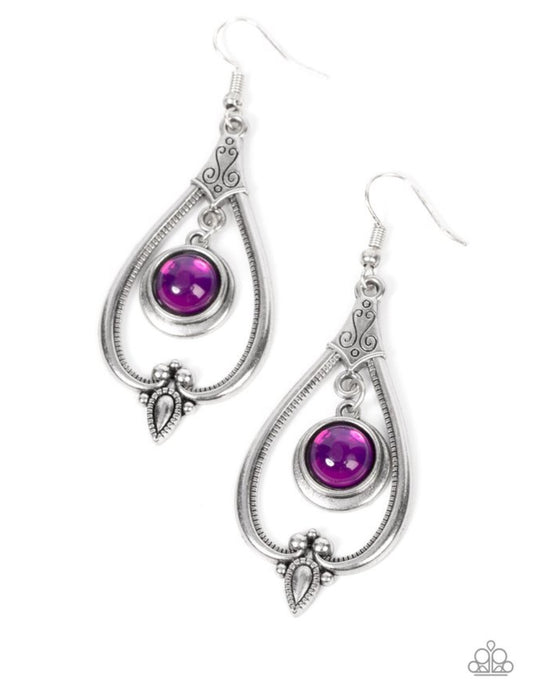Ethereal Emblem - Purple Earrings
