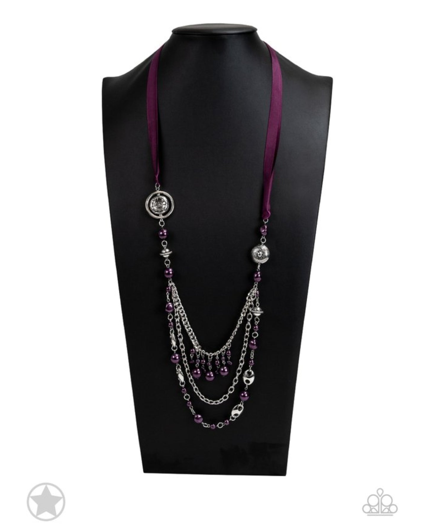 All The Trimmings - Purple Female Necklace