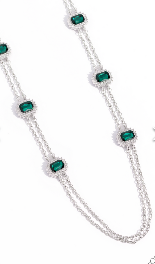 Pocketful of Sunshine - Green Necklace