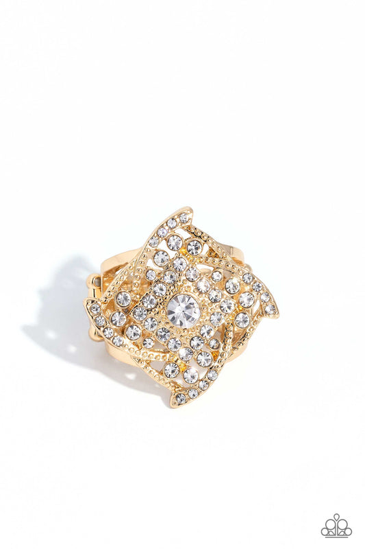 Tilted Talent - Gold Square-Cut Frame